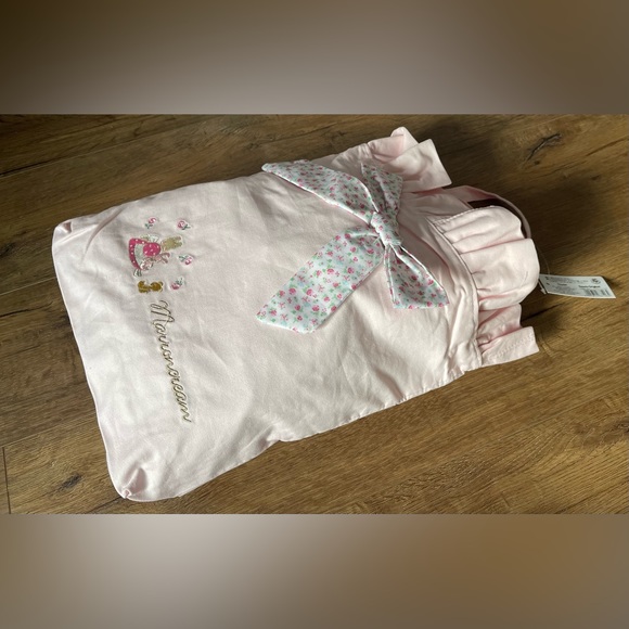 One Left! MARRONCREAM-VERY RARE (NWT) Zipped Pink Canvas Tote Bag with a Ribbon. - Picture 4 of 16